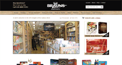 Desktop Screenshot of braunsjudaica.com